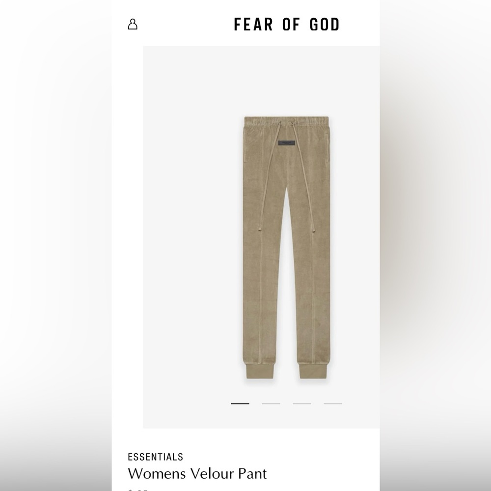 Fear Of God Velour Sweatpants